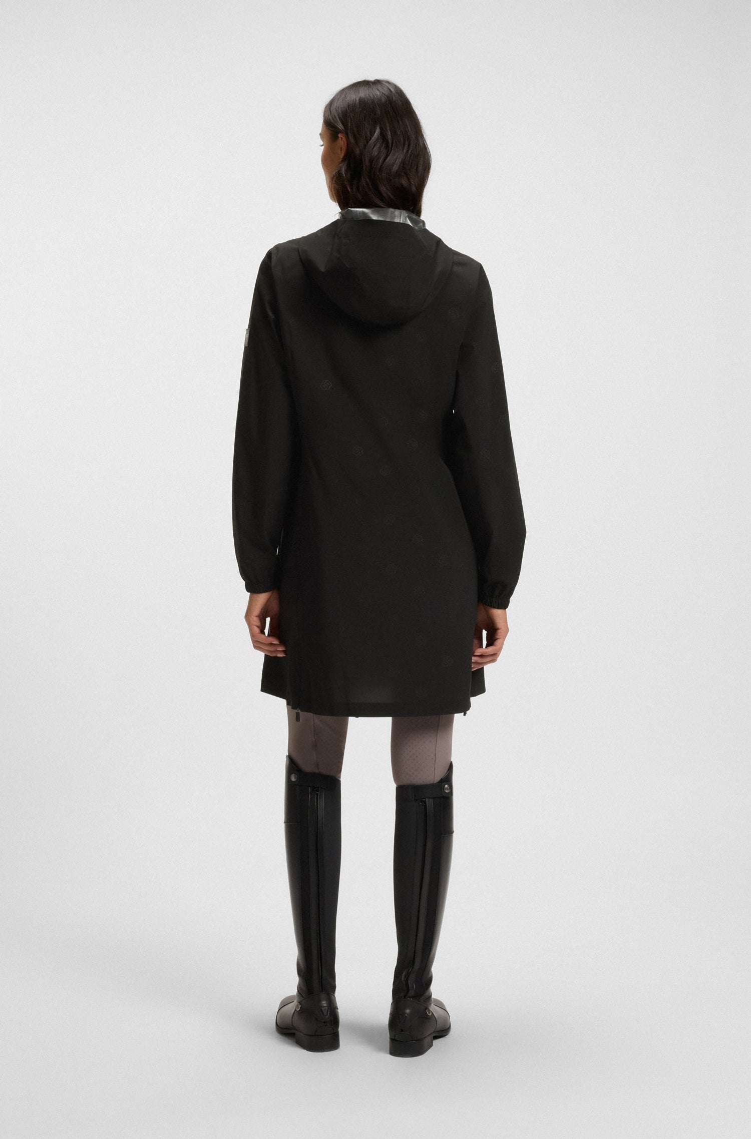 Boss Equestrian Lara Long Rain Jacket - Black