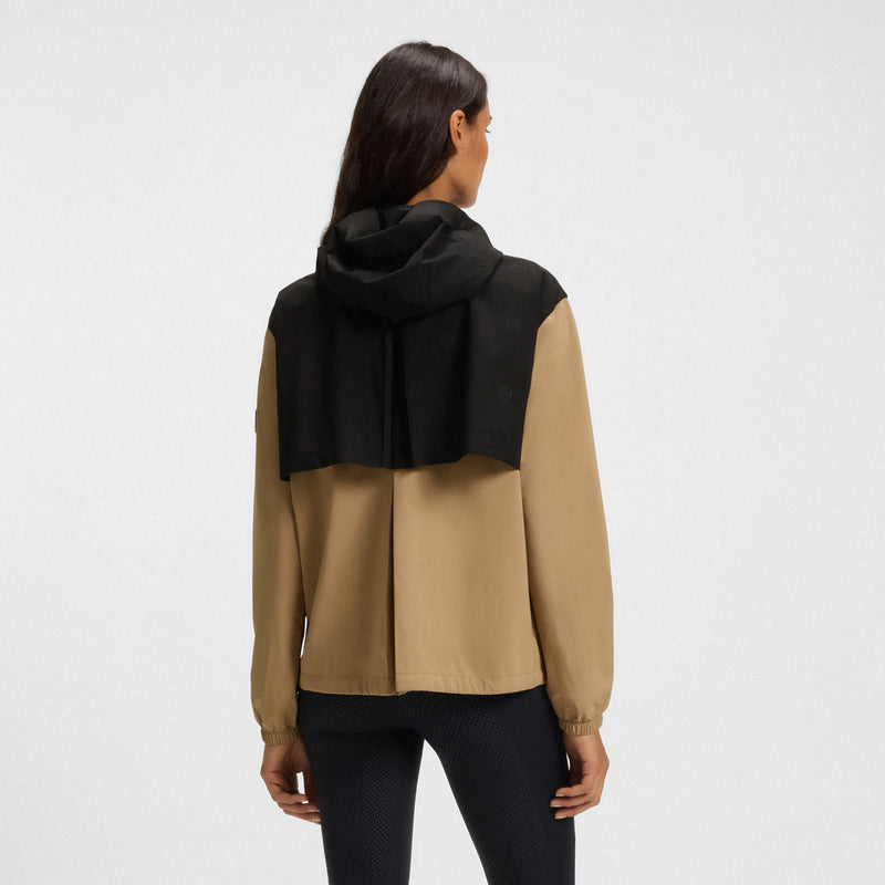 Boss Equestrian Louise Women’s Rain Jacket - Black/Camel
