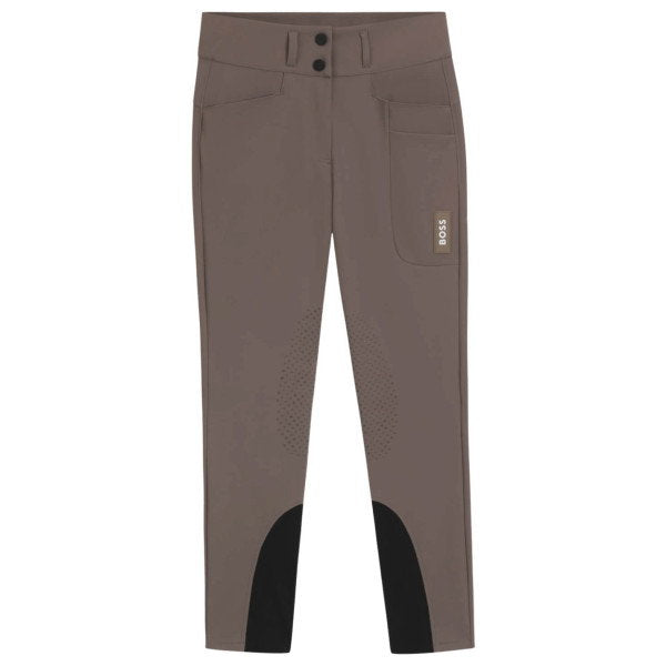 Boss Equestrian Hannah Knee Grip Breeches - Dark Pumice