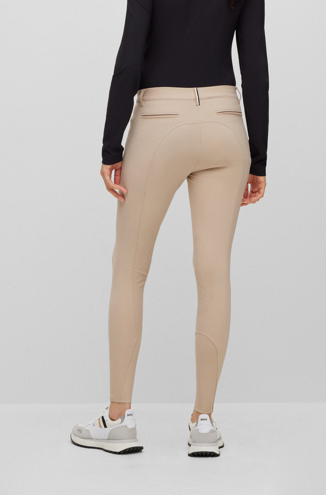 Boss Equestrian Hazel Knee Grip Breeches Beige