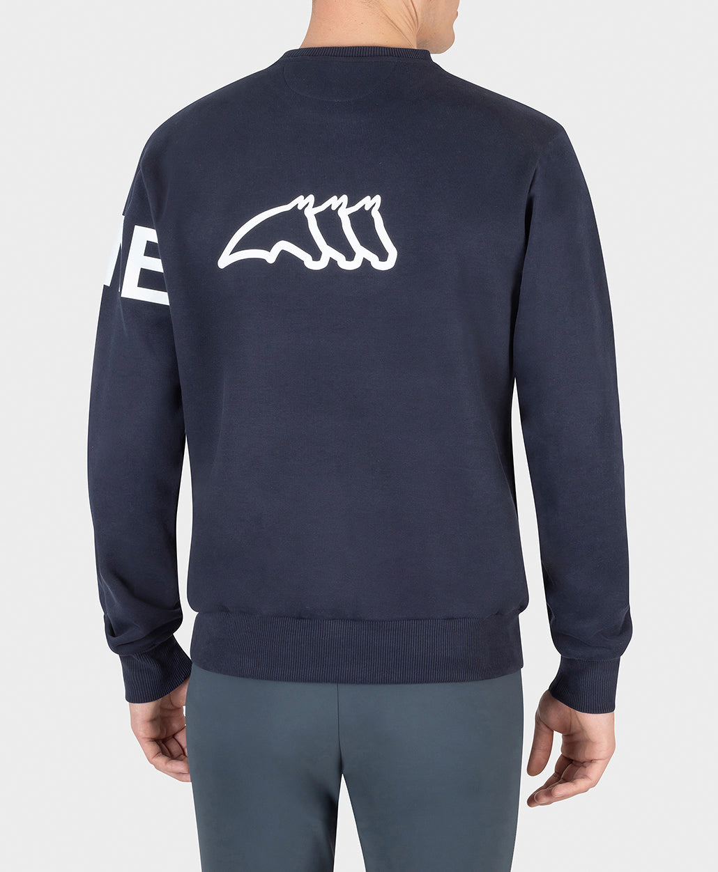 Equiline Mens Calic Navy Sweatshirt