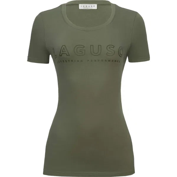 Laguso Lyzz Emb Khaki T-Shirt