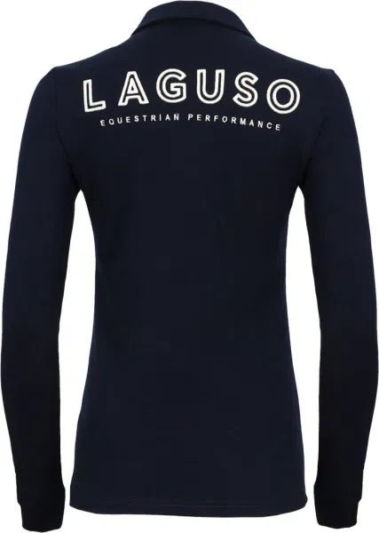 Laguso Luv EMB Navy Polo