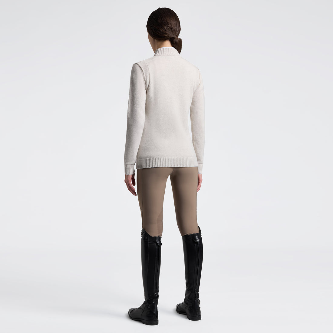 Cavalleria Toscana Pure Wool Half Zip TurtleNeck Sweater