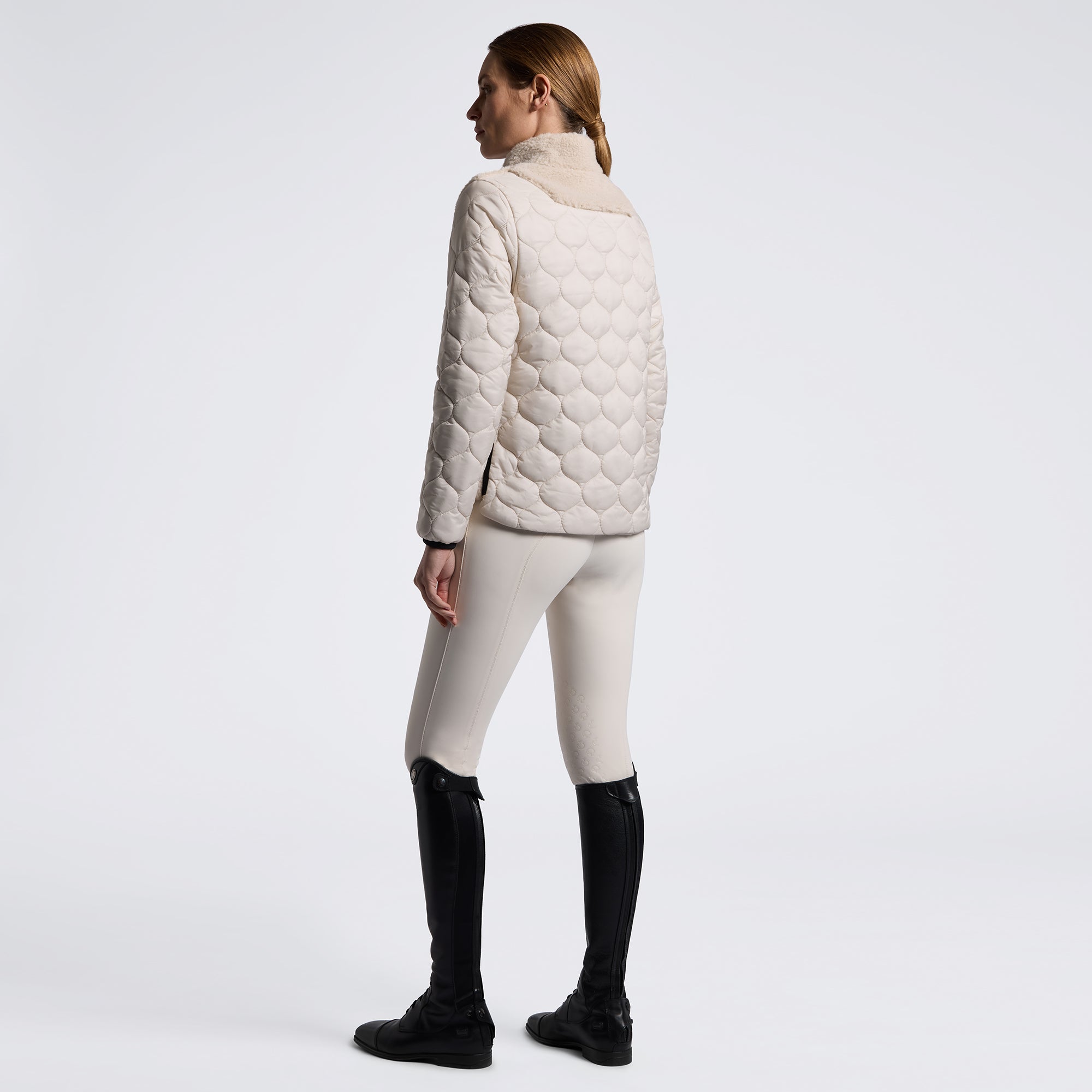 Cavalleria Toscana Teddy Fleece Jacket - Rainy Day