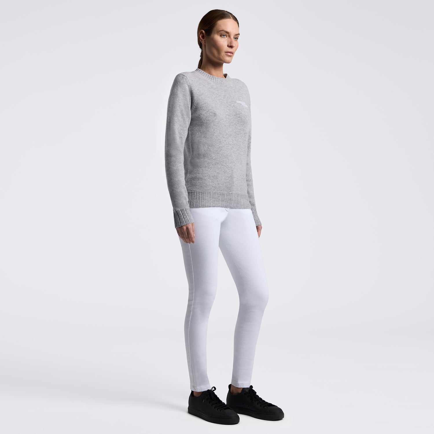 Cavalleria Toscana Crew neck Pure Wool Jumper - Winward Blue