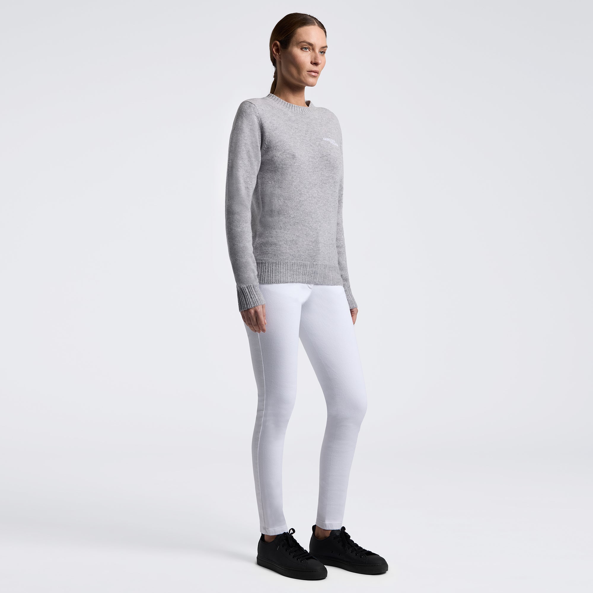 Cavalleria Toscana Crew neck Pure Wool Jumper - Winward Blue