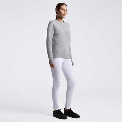 Cavalleria Toscana Crew neck Pure Wool Jumper - Winward Blue