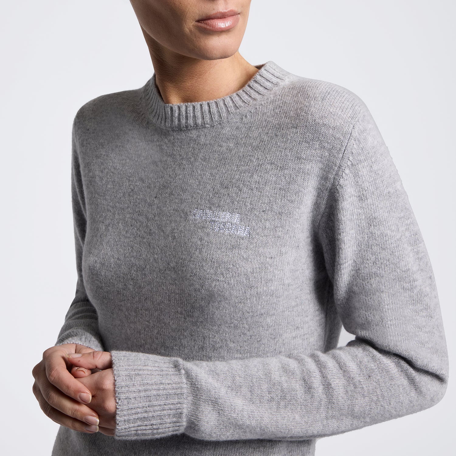 Cavalleria Toscana Crew neck Pure Wool Jumper - Winward Blue