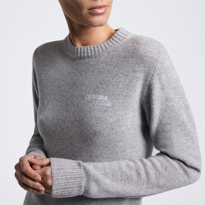 Cavalleria Toscana Crew neck Pure Wool Jumper - Winward Blue