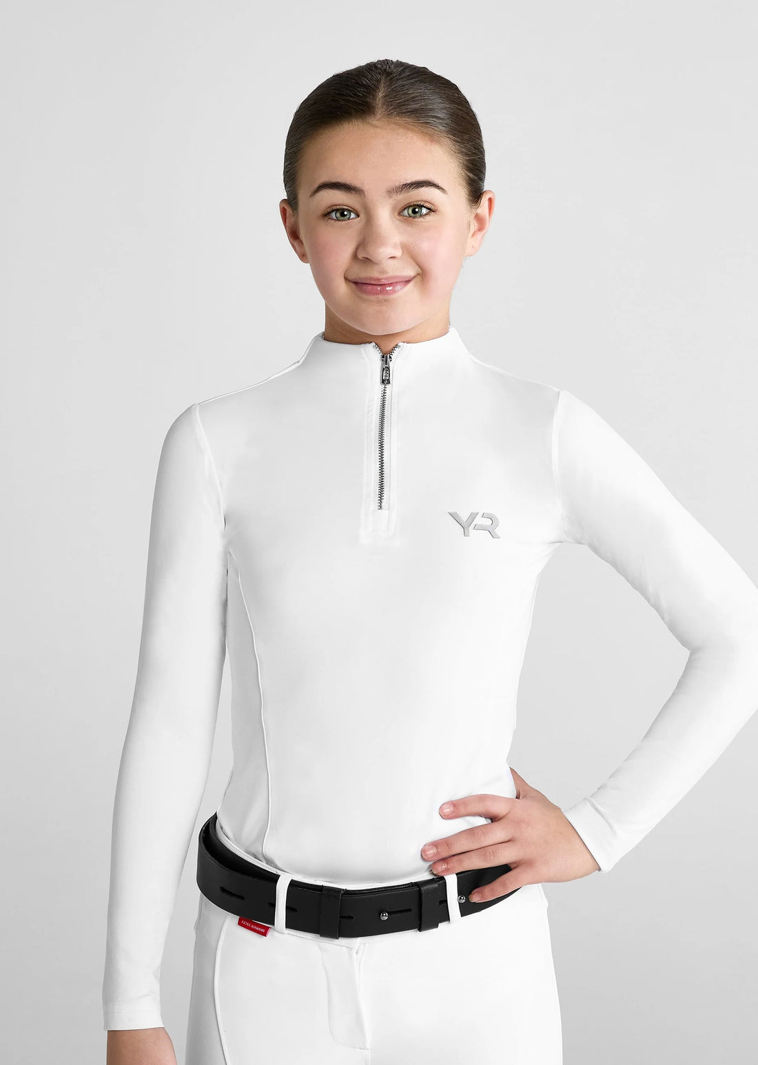 Aztec Diamond Young Rider White Base Layer @IGEQUINE