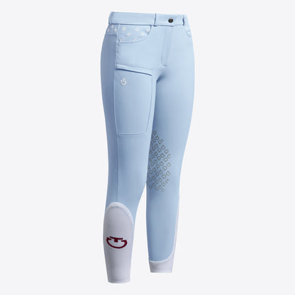 Cavalleria Toscana Kids Girls Embroidery Grip Breeches 