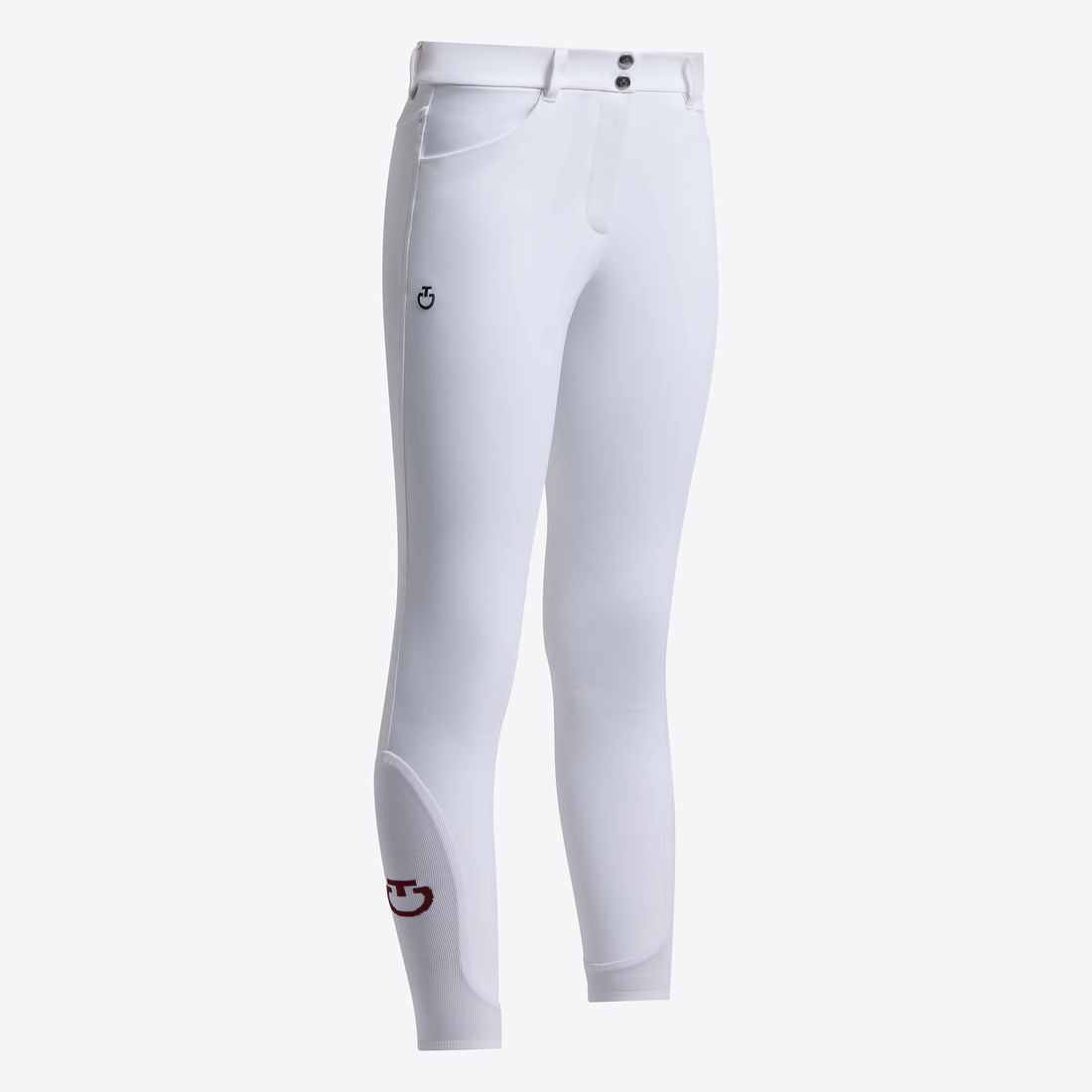 Cavalleria Toscana Girls High Wait Breeches - White