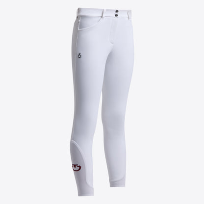 Cavalleria Toscana Girls High Wait Breeches - White