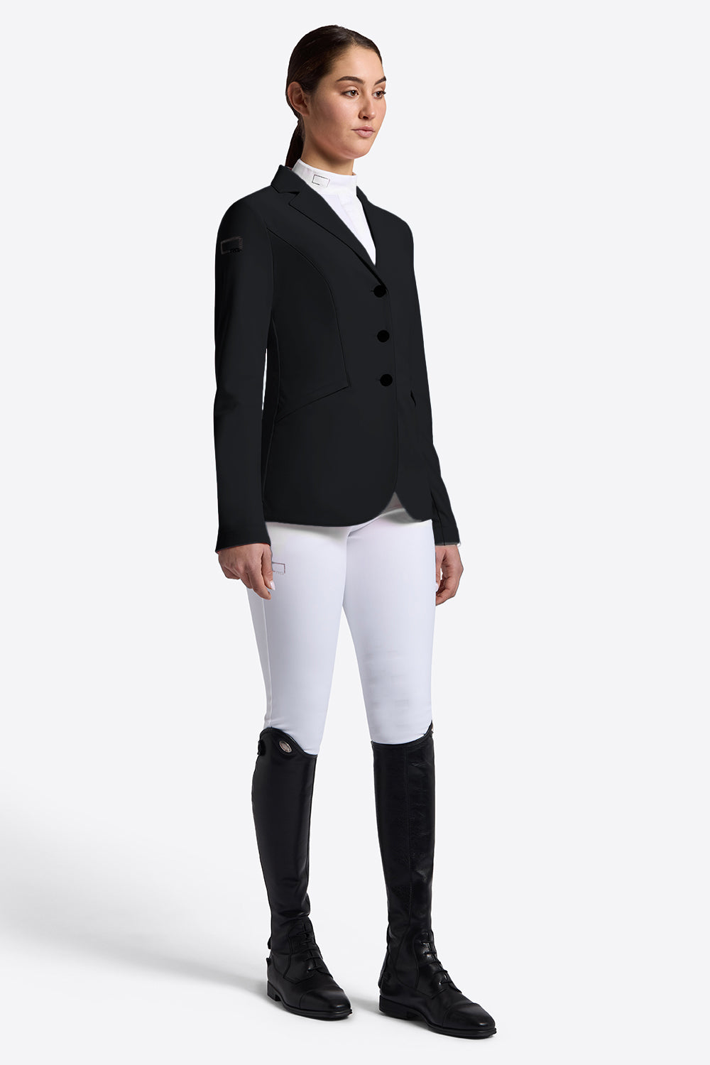 Riders Gene Women’s Competition Jacket with Rhinestones - Black