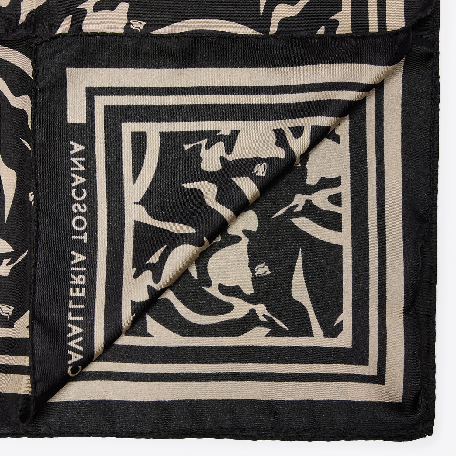 Cavalleria Toscana Horses Silk Pattern Foulard