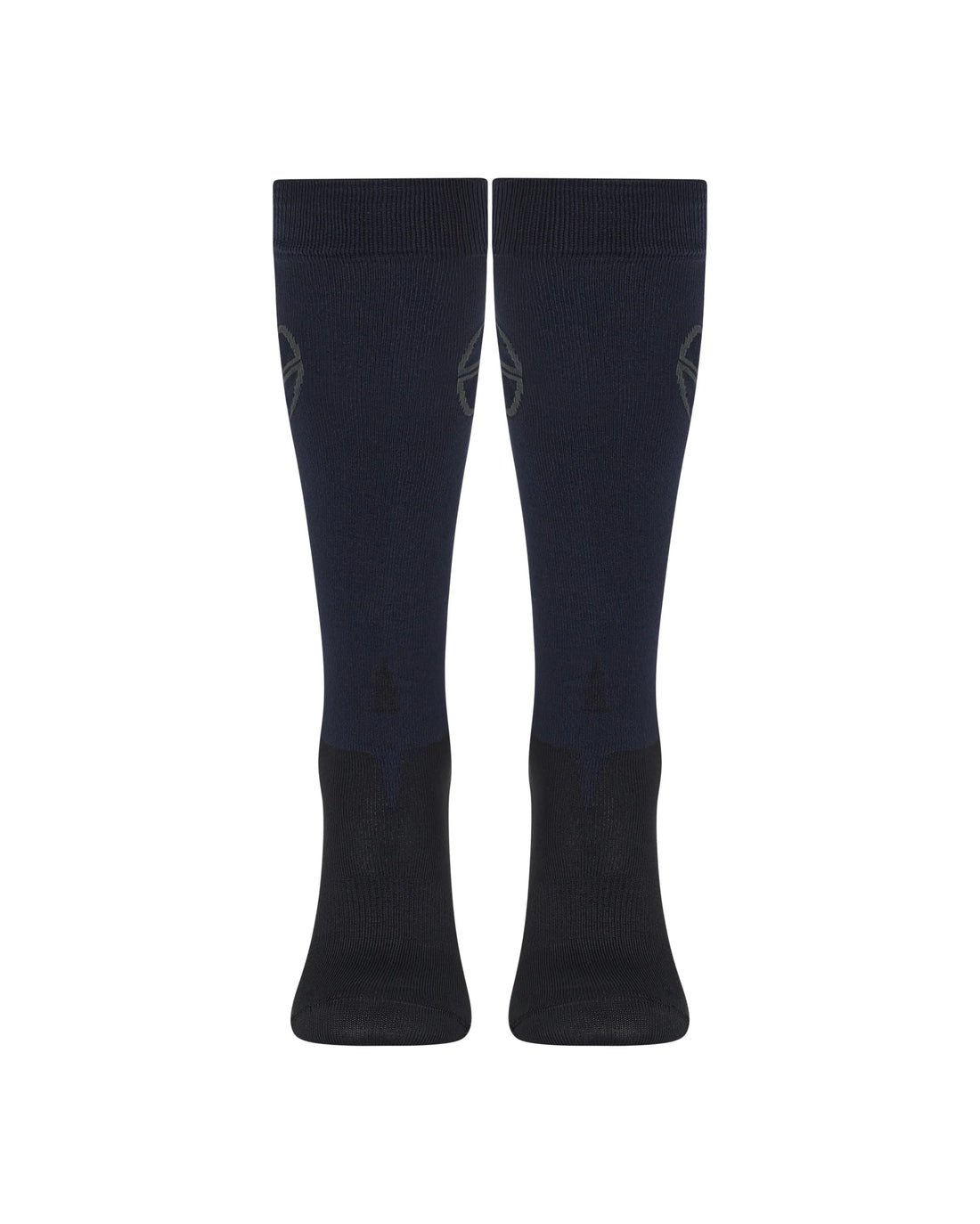 Trolle Star Logo Riding Socks - Grey