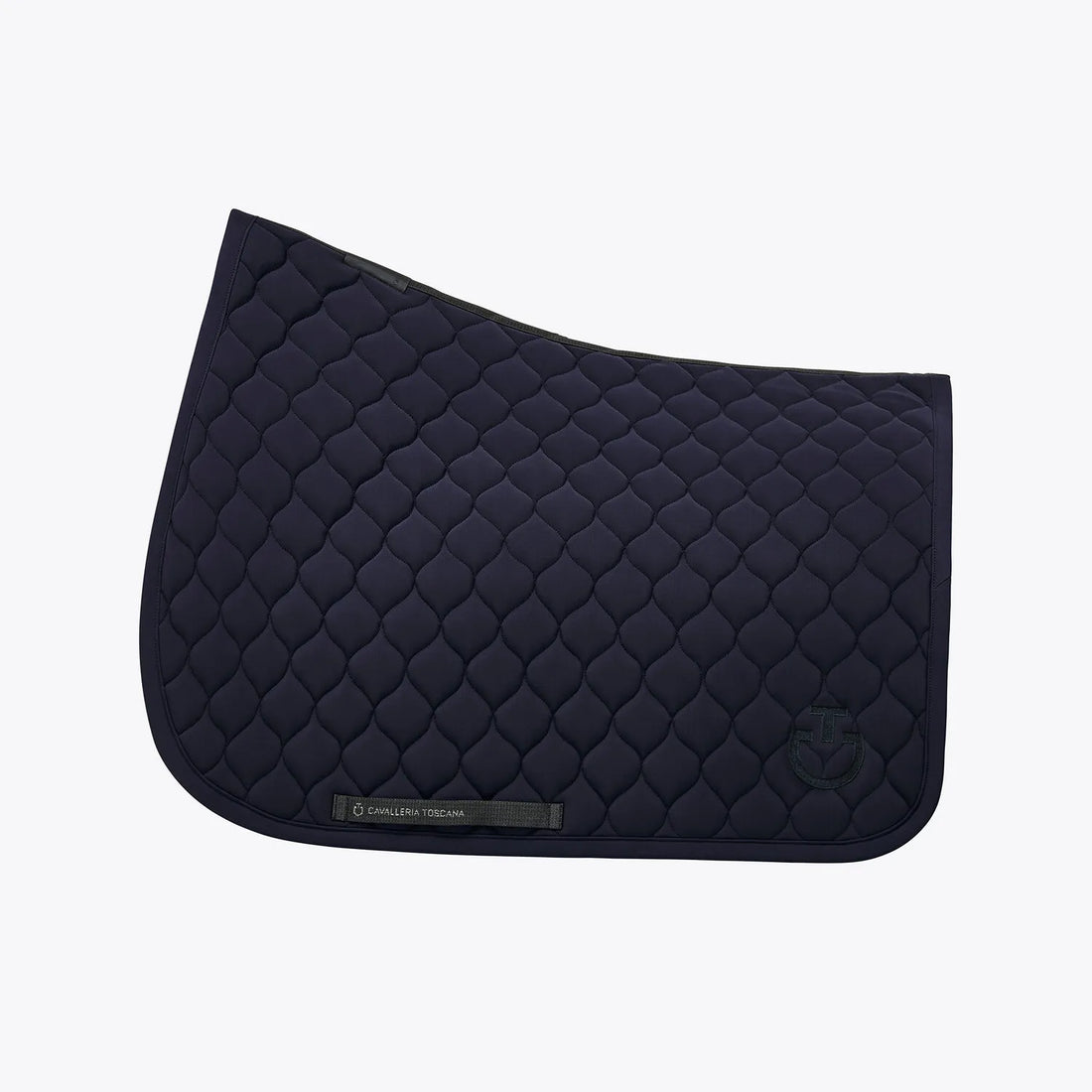 Cavalleria Toscana Circular Quilting Jumping Saddle Pad Navy
