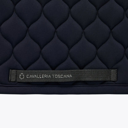 Cavalleria Toscana Circular Quilting Jumping Saddle Pad Navy