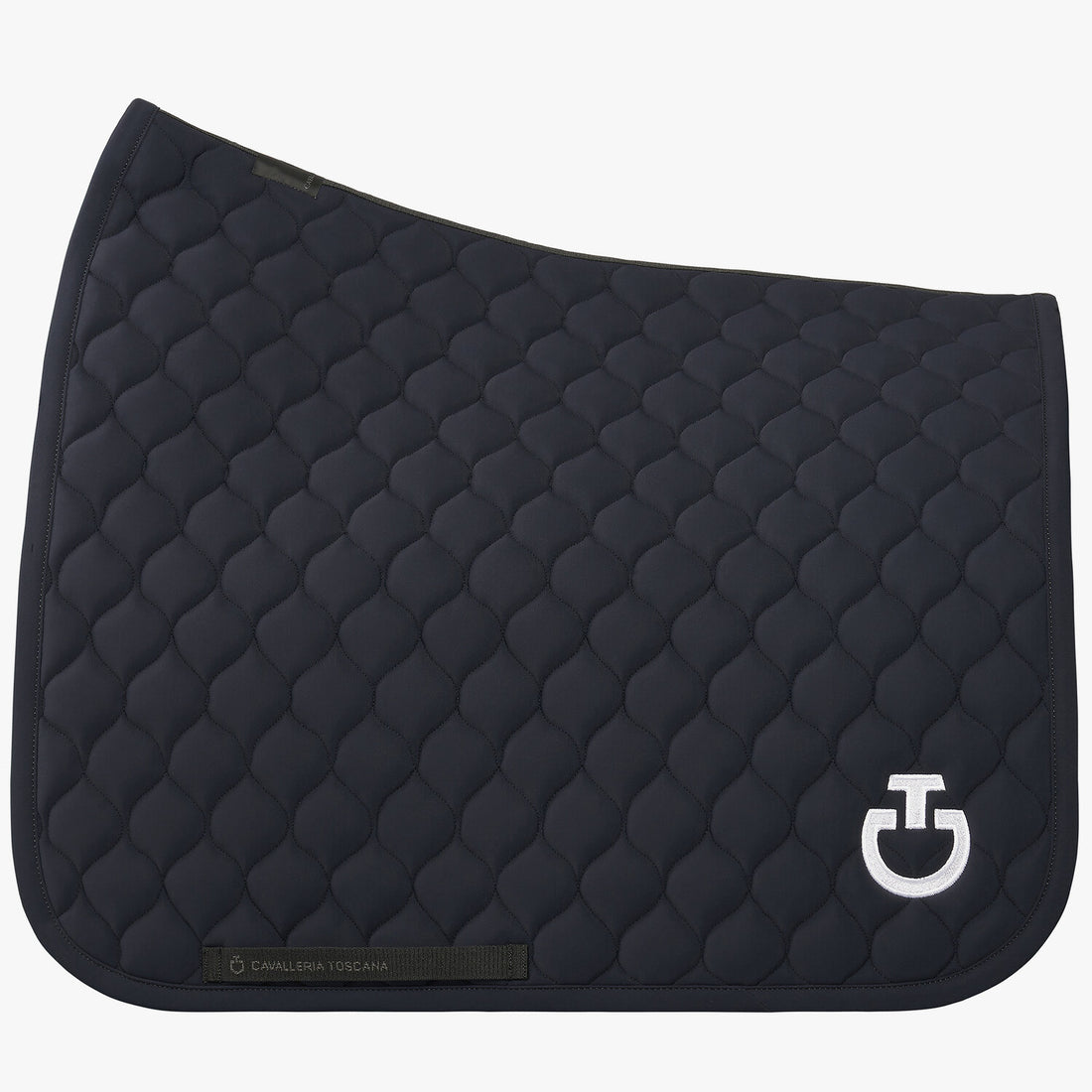 Cavalleria Toscana Circular Quilted Jersey Dressage Saddle Pad Navy