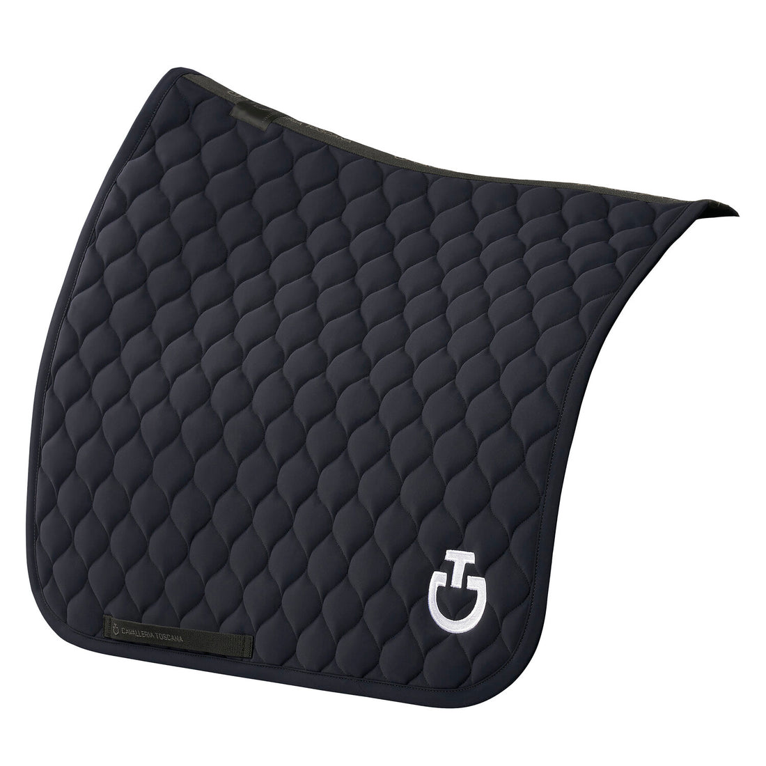 Cavalleria Toscana Circular Quilted Jersey Dressage Saddle Pad Navy