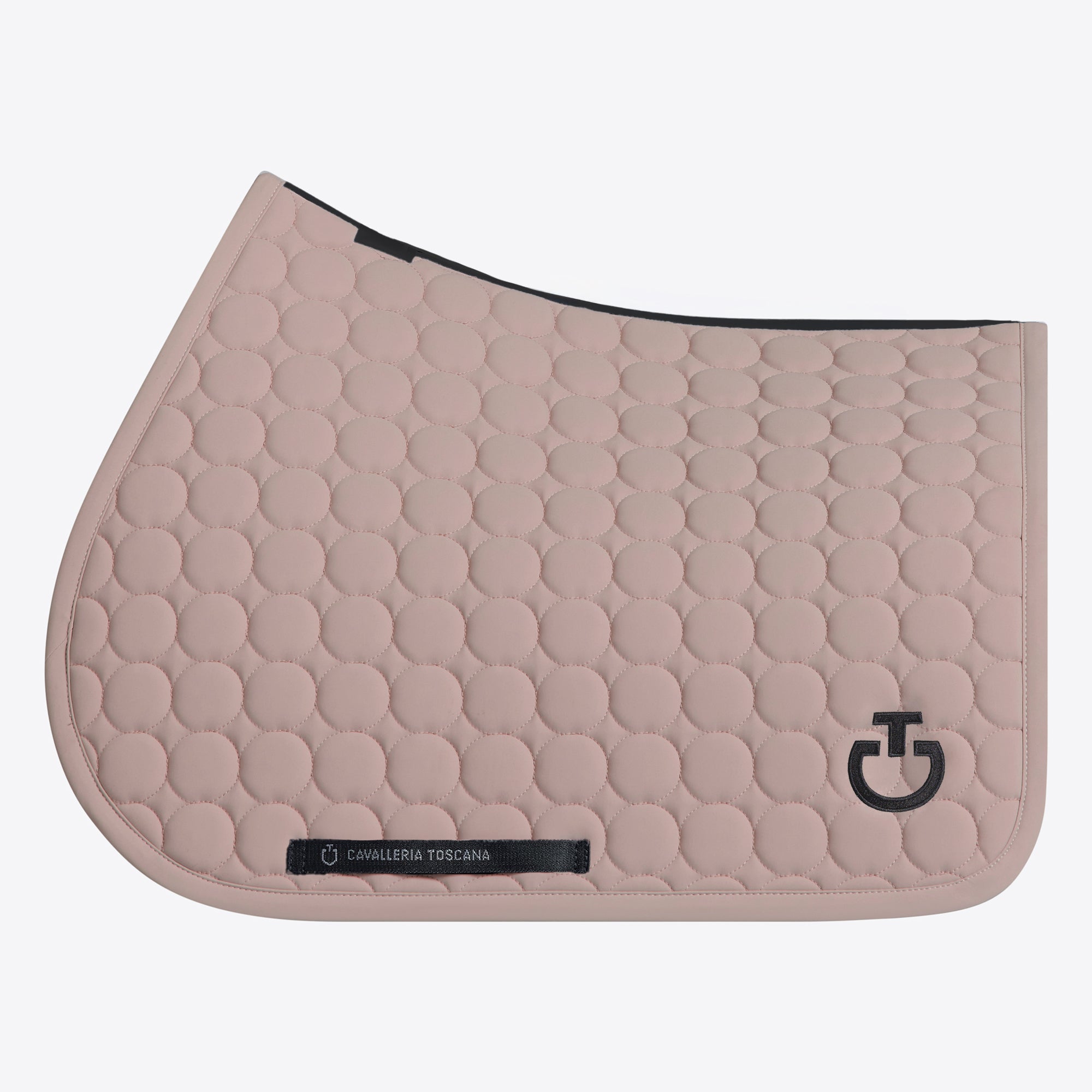 Cavalleria Toscana Circle Quilted Jumping Saddle Pad - Rainy Day