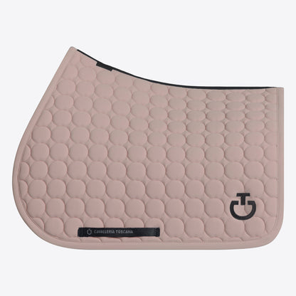 Cavalleria Toscana Circle Quilted Jumping Saddle Pad - Rainy Day