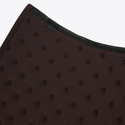 Cavalleria Toscana Embroidery Jumping Saddle Pad - Expresso