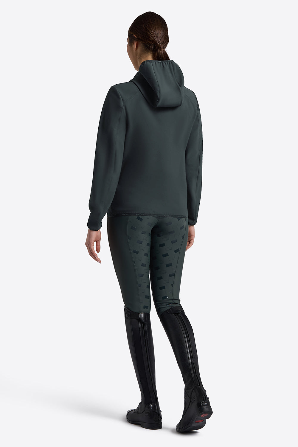 Riders Gene Women’s Soft Shell with Rhinestones - Deep Forest