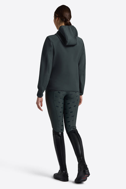 Riders Gene Women’s Soft Shell with Rhinestones - Deep Forest