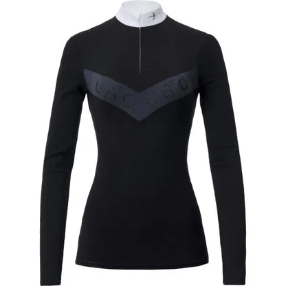 Laguso Vivien Logo p2 Black Mesh Competition Shirt