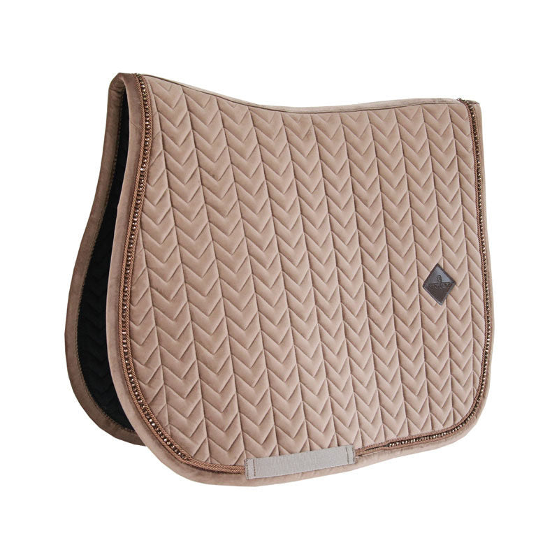 Kentucky Horsewear Velvet Saddle Pad Pearls Jumping