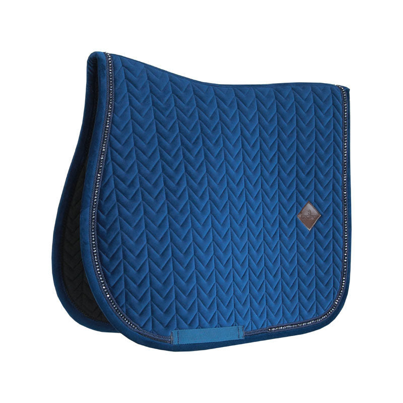 Kentucky Horsewear Velvet Saddle Pad Pearls Jumping