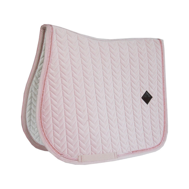 Kentucky Horsewear Velvet Saddle Pad Pearls Jumping