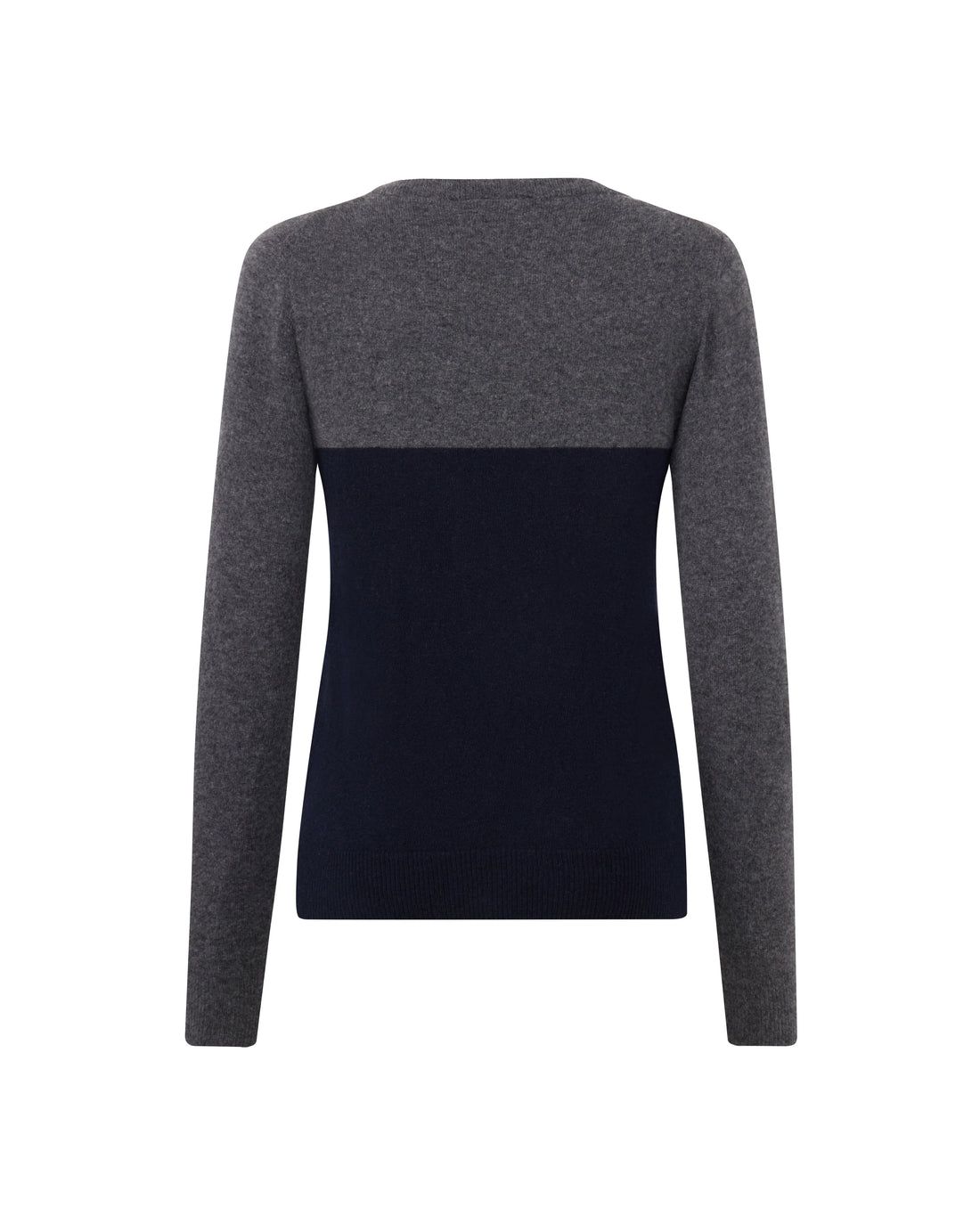 Trolle Extra fine wool Star logo crew Sweater Navy/Grey