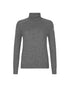 Trolle Tonal Fine Cashmere Logo Turtleneck 