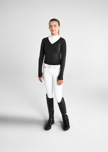 Aztec Diamond Young Rider Black Show Sweater  At IG Equine Boutique 