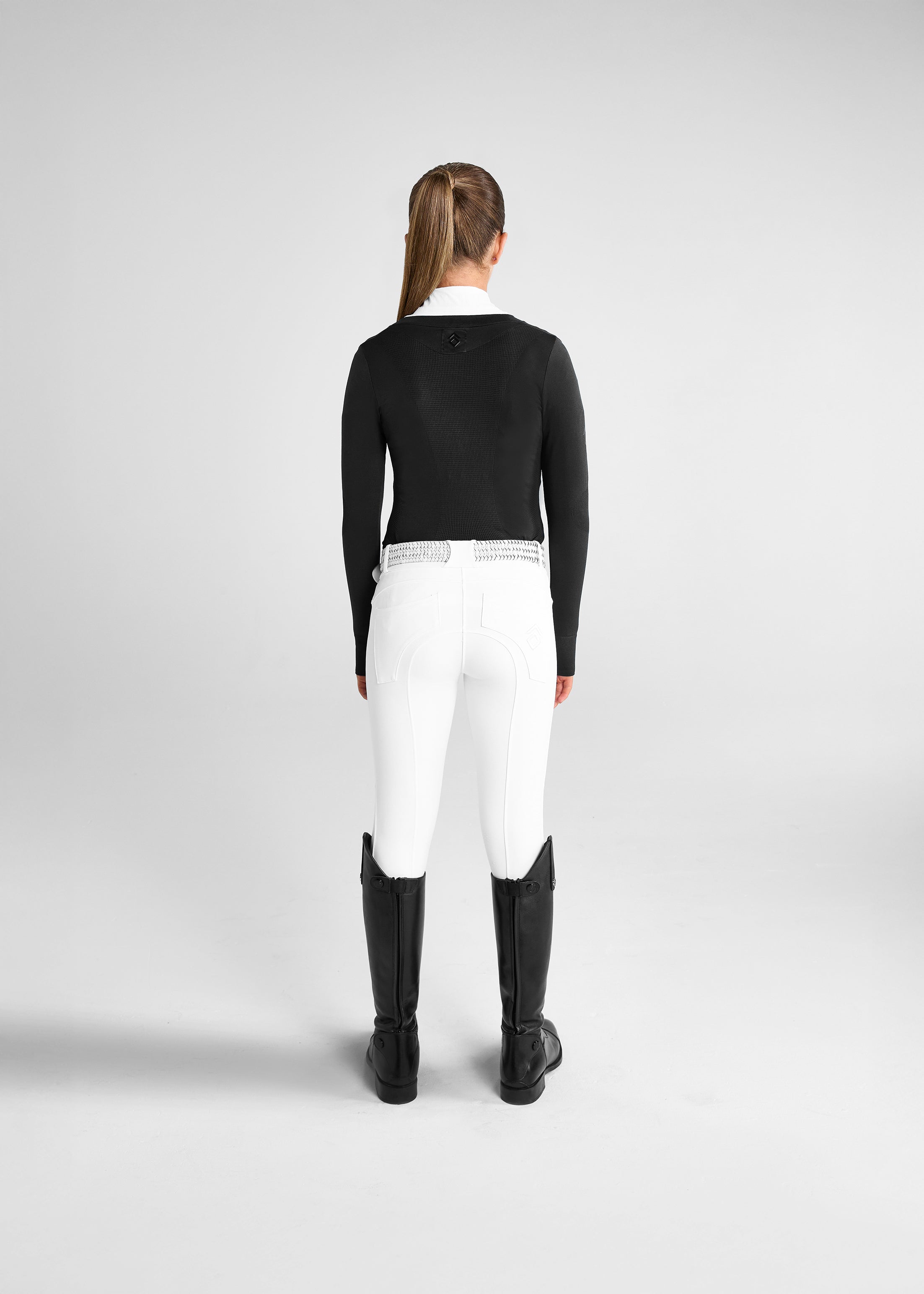 Aztec Diamond Young Rider Black Show Sweater  At IG Equine Boutique 