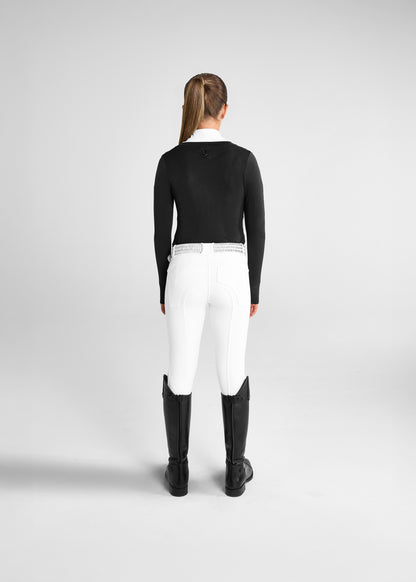 Aztec Diamond Young Rider Black Show Sweater  At IG Equine Boutique 