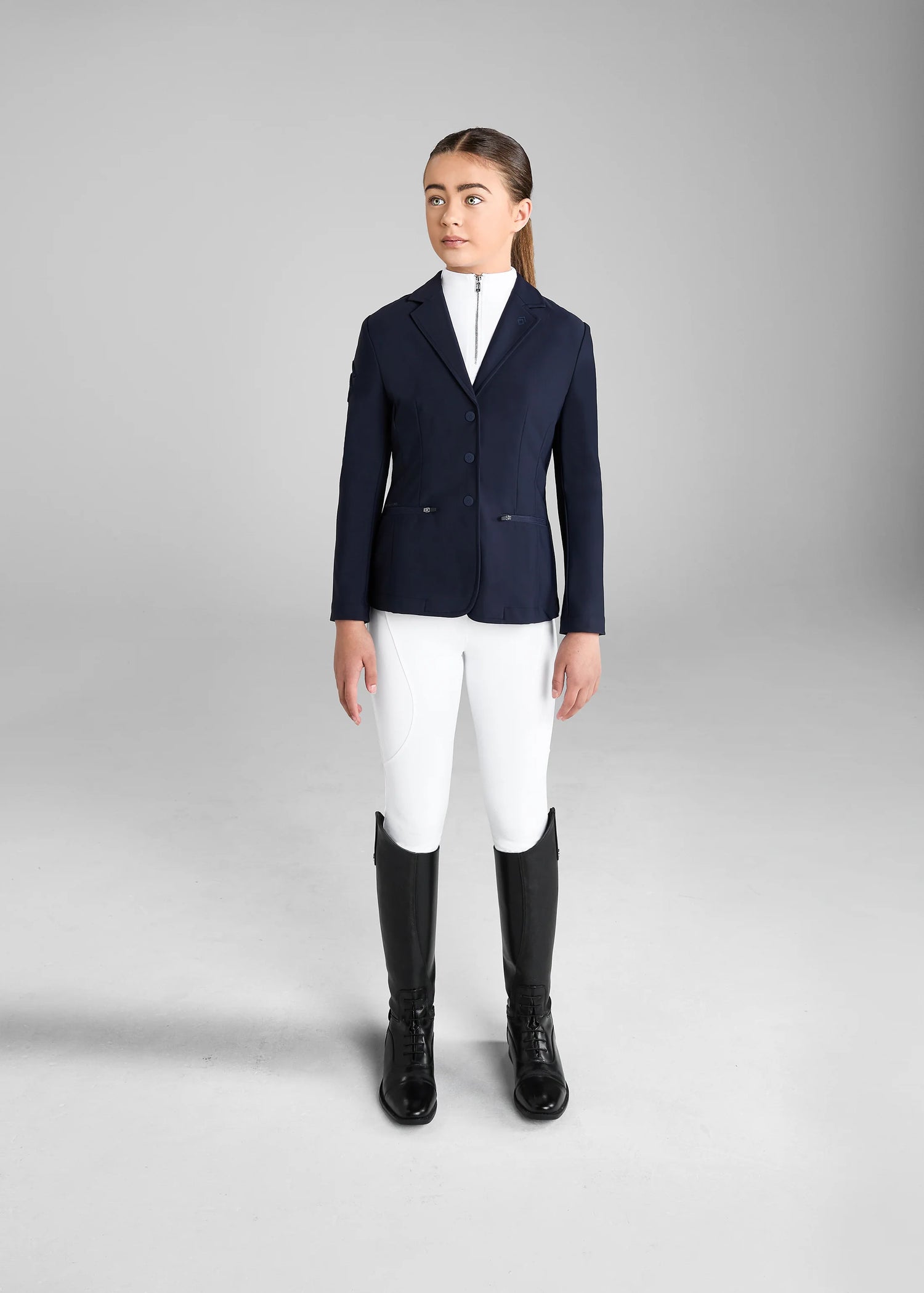 Aztec Diamond Navy Competition Jacket @IGEQUINE