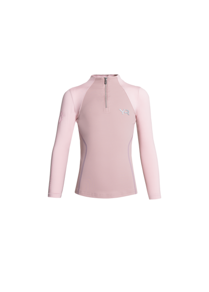 Aztec Diamond Young Rider Pink Colour Black Base Layer At IG Equine Boutique 