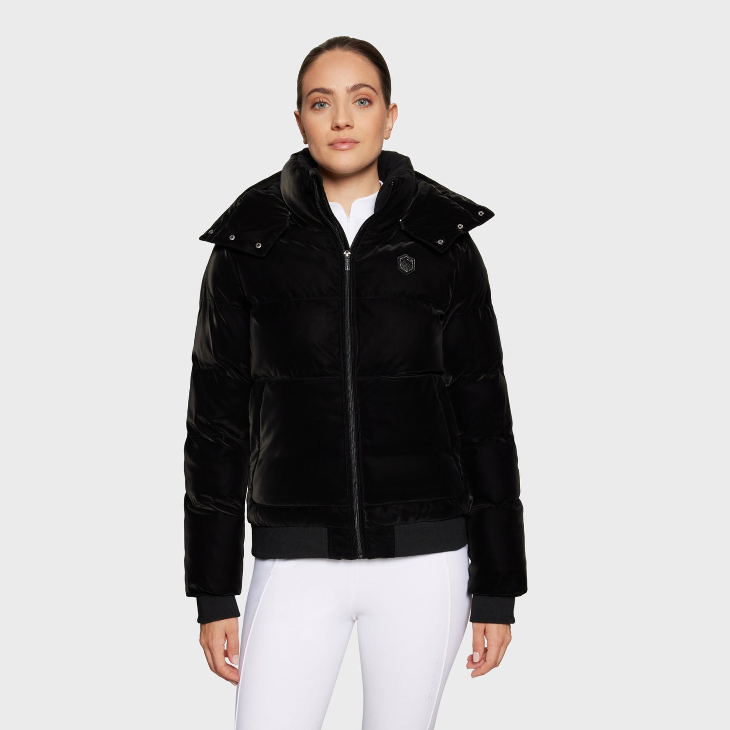 Samshield Billivelour Black Velour Puffer jacket