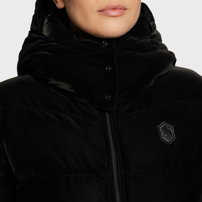 Samshield Billivelour Black Velour Puffer jacket