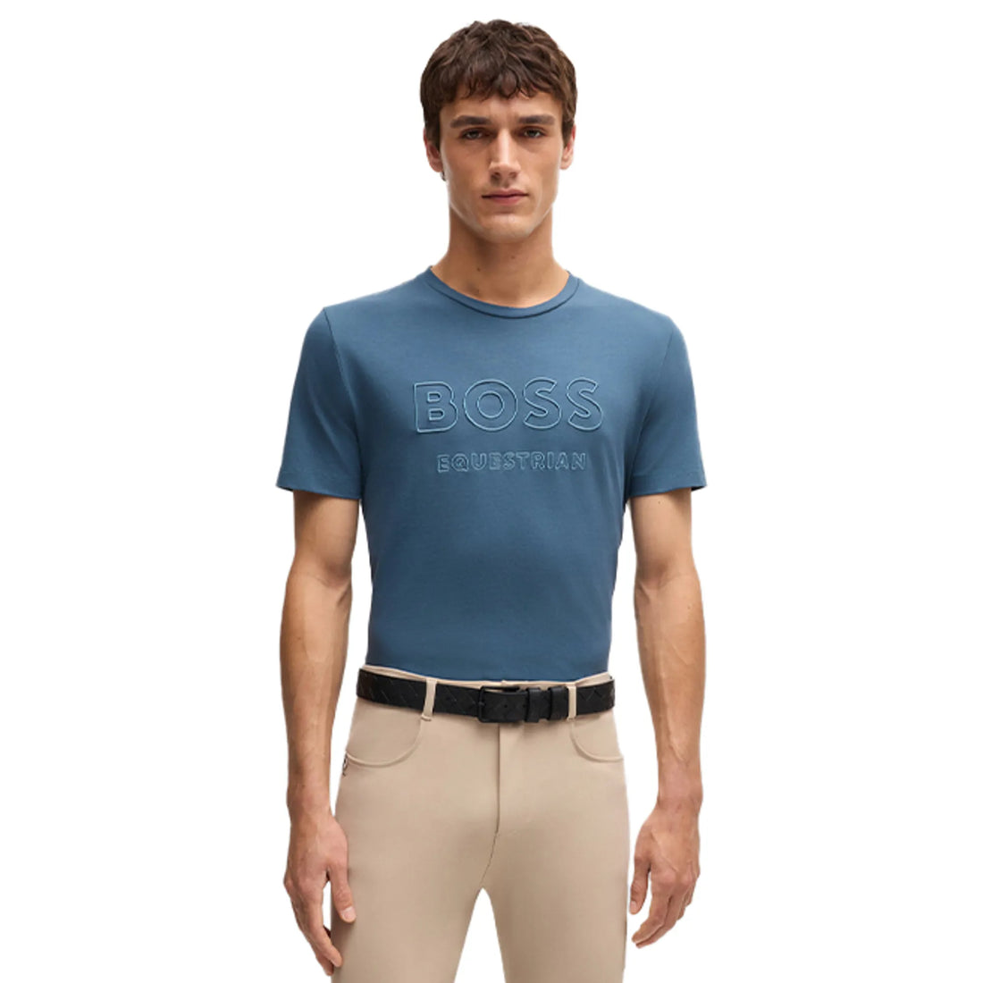 Boss Mens Pierce T-Shirt Northern Blue