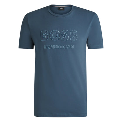 Boss Mens Pierce T-Shirt Northern Blue