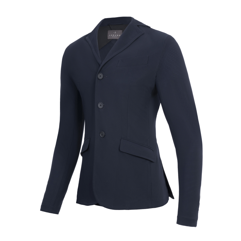 Laguso Mens Jack Forato Navy Mesh Competition Jacket