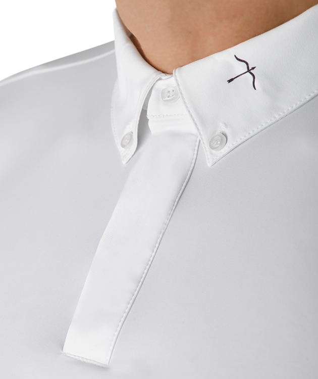 Laguso mens Luca Logo White Show Shirt 