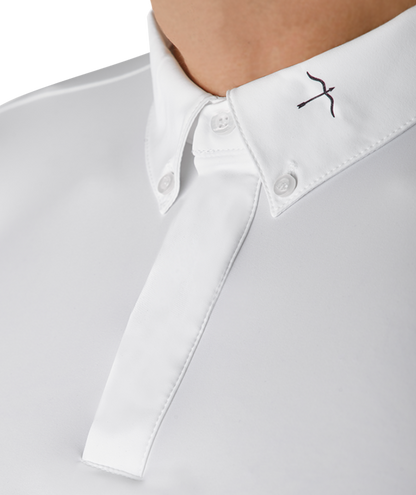 Laguso mens Luca Logo White Show Shirt 