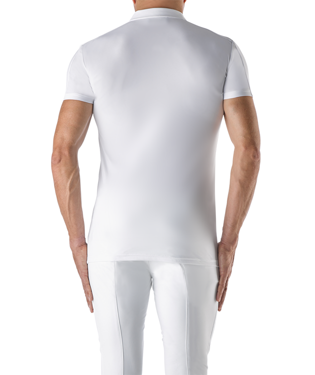 Laguso mens Luca Logo White Show Shirt 