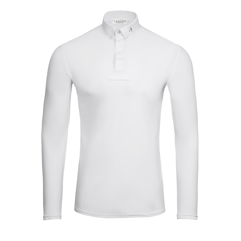 Laguso Mens Logan Logo White Show Shirt 